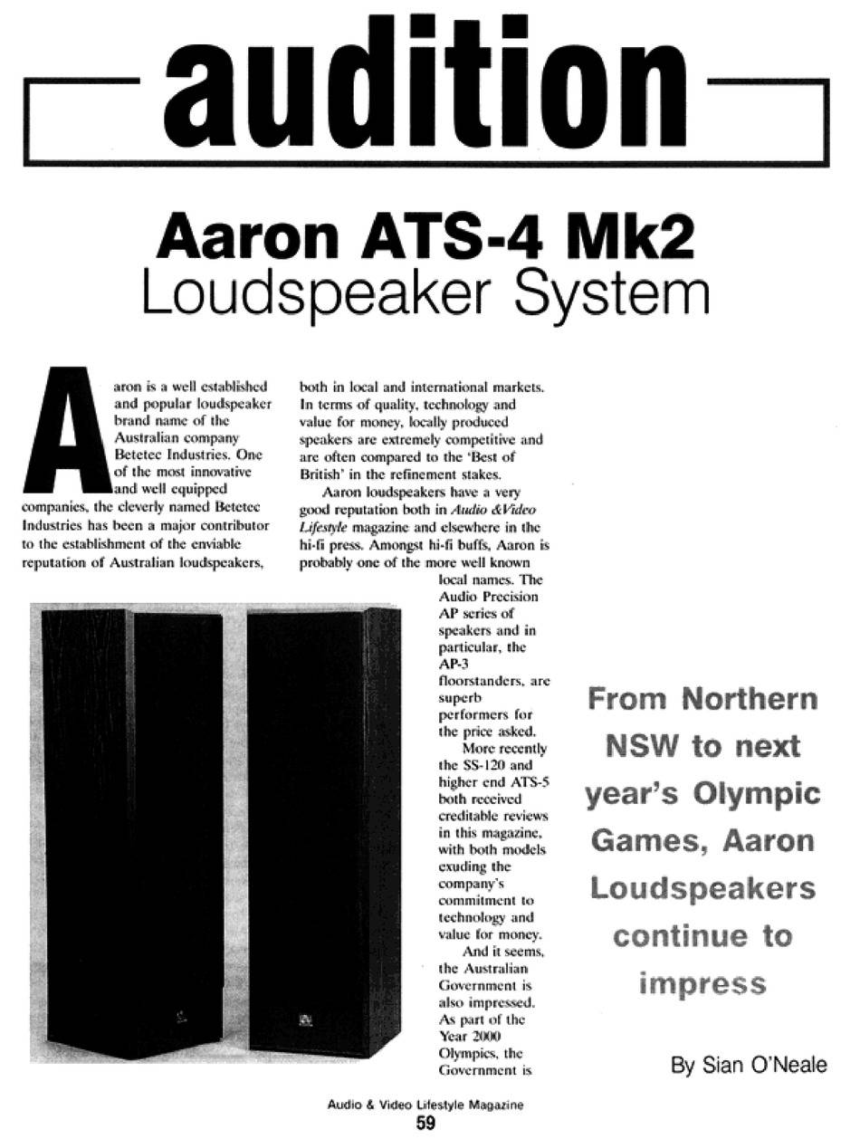 Aaron Loudspeakers AP-4