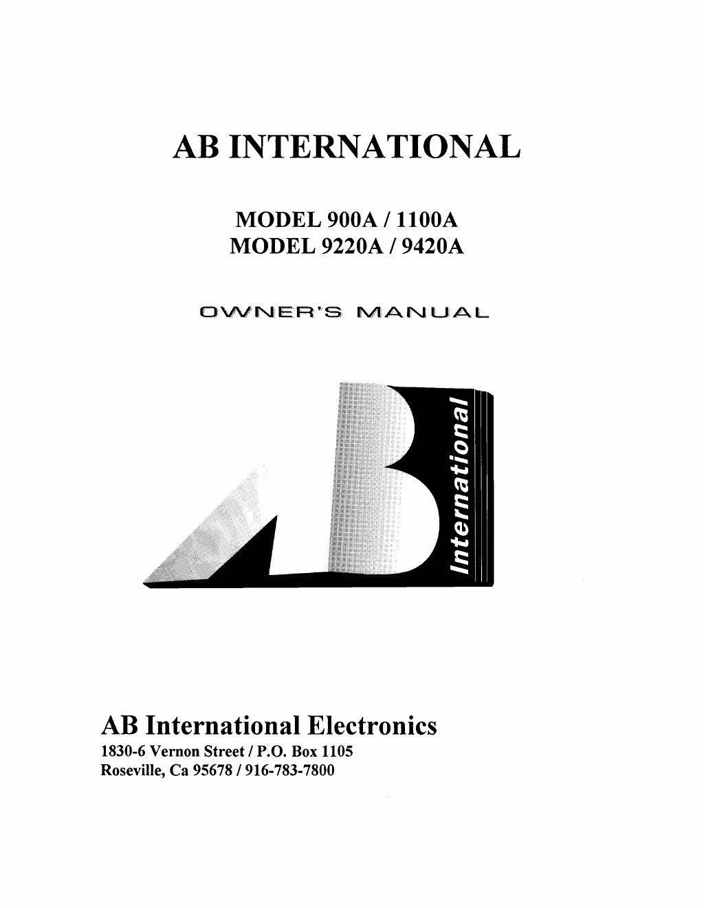 AB International 9420 (9420A)