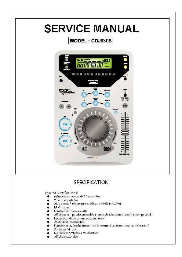 Acoustic Control CDJ-830S