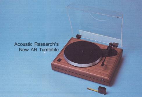 Acoustic Research The AR Turntable