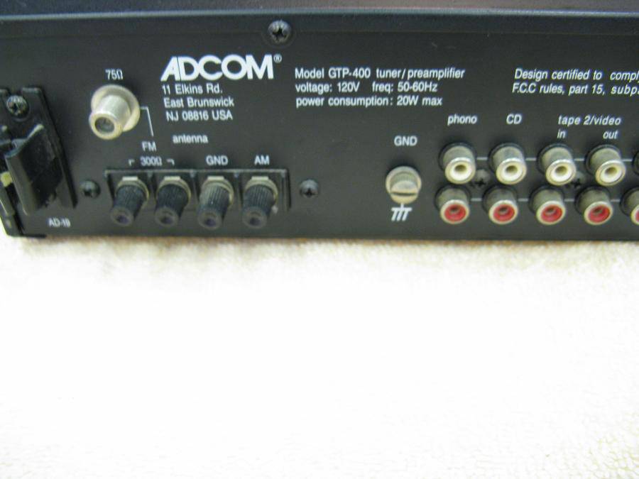 Adcom GTP-400
