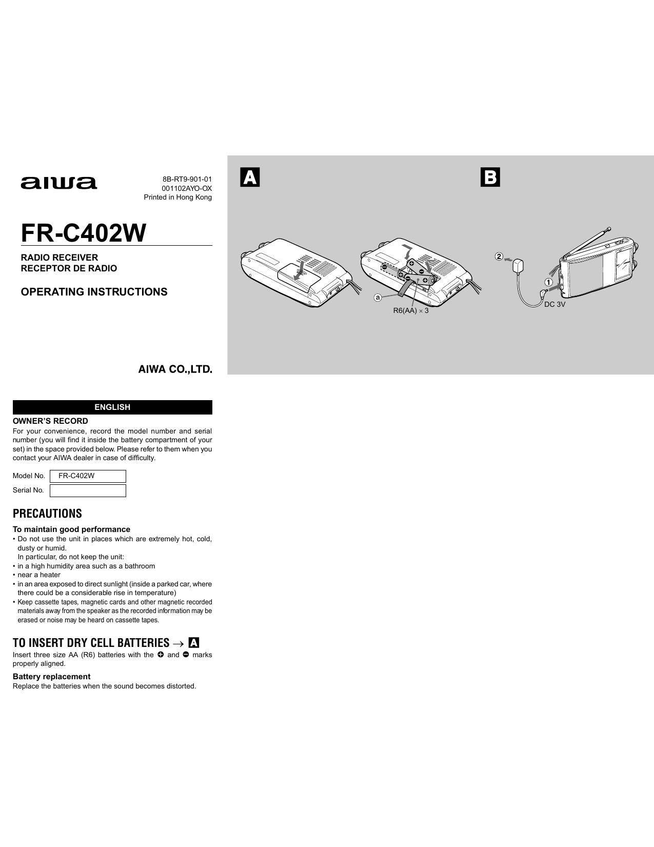 Aiwa FR-C402W