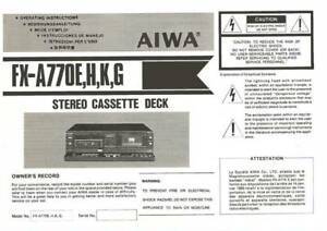 Aiwa FX-A770