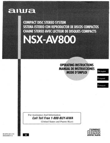 Aiwa NSX-AV800