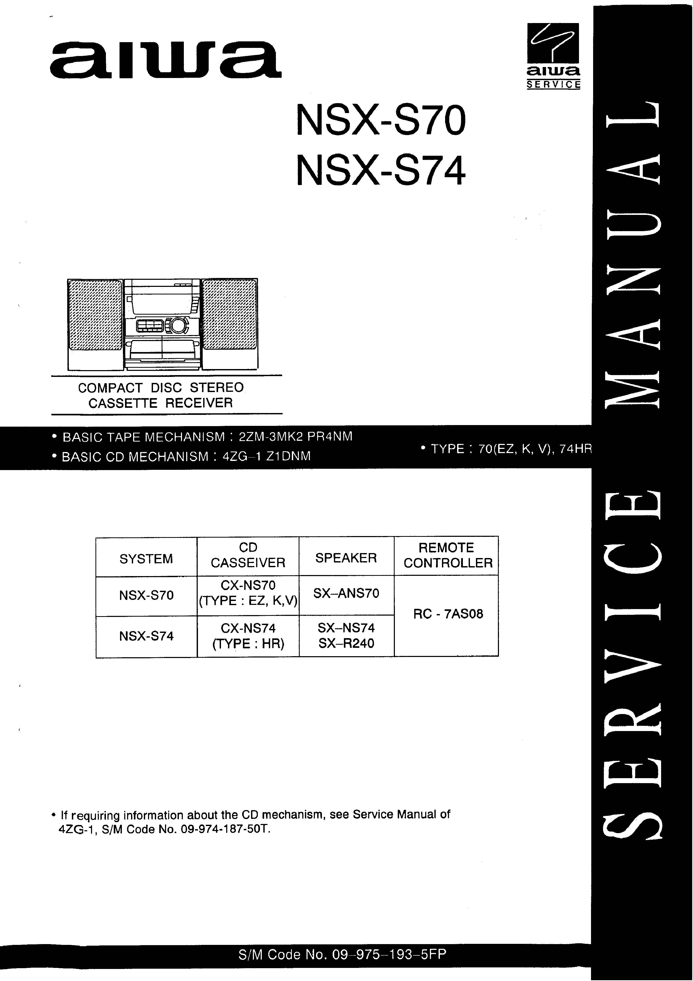 Aiwa NSX-S74