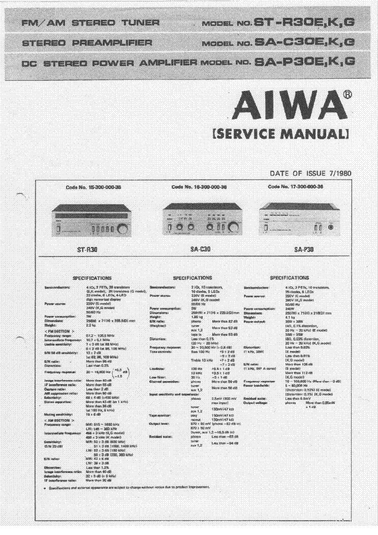 Aiwa ST-R30