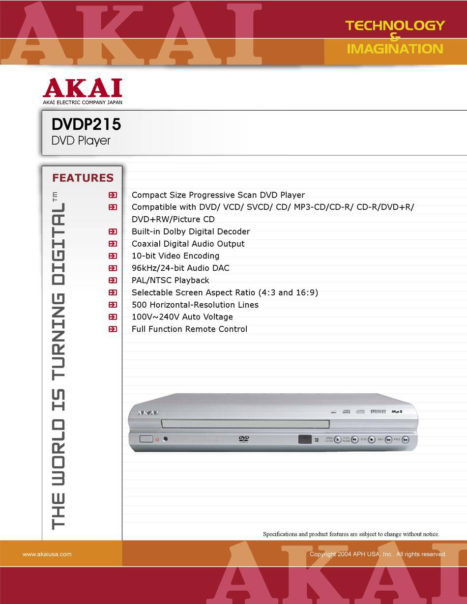 Akai DVD-P215