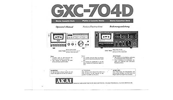 Akai GXC-704D