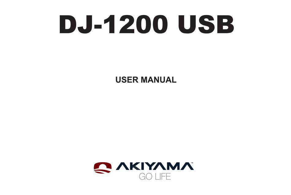 Akiyama DJ-1200 USB