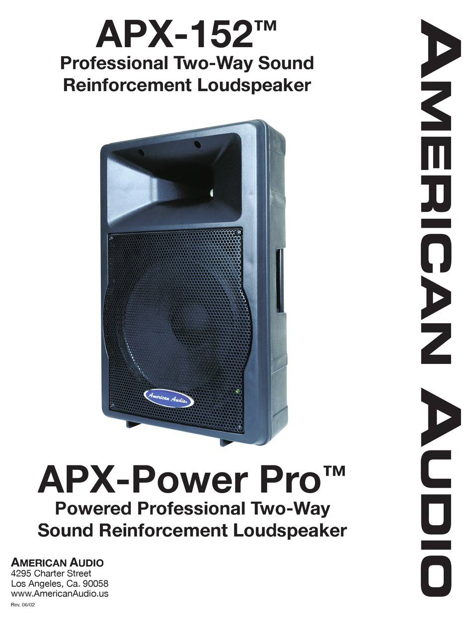 American Audio APX-152