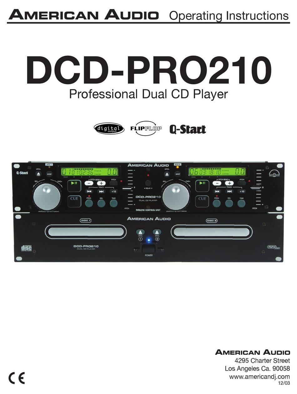 American Audio DCD-PRO210
