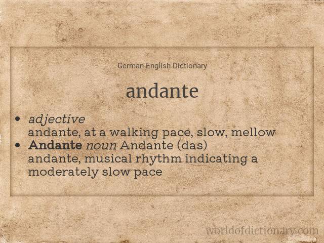 Andante S