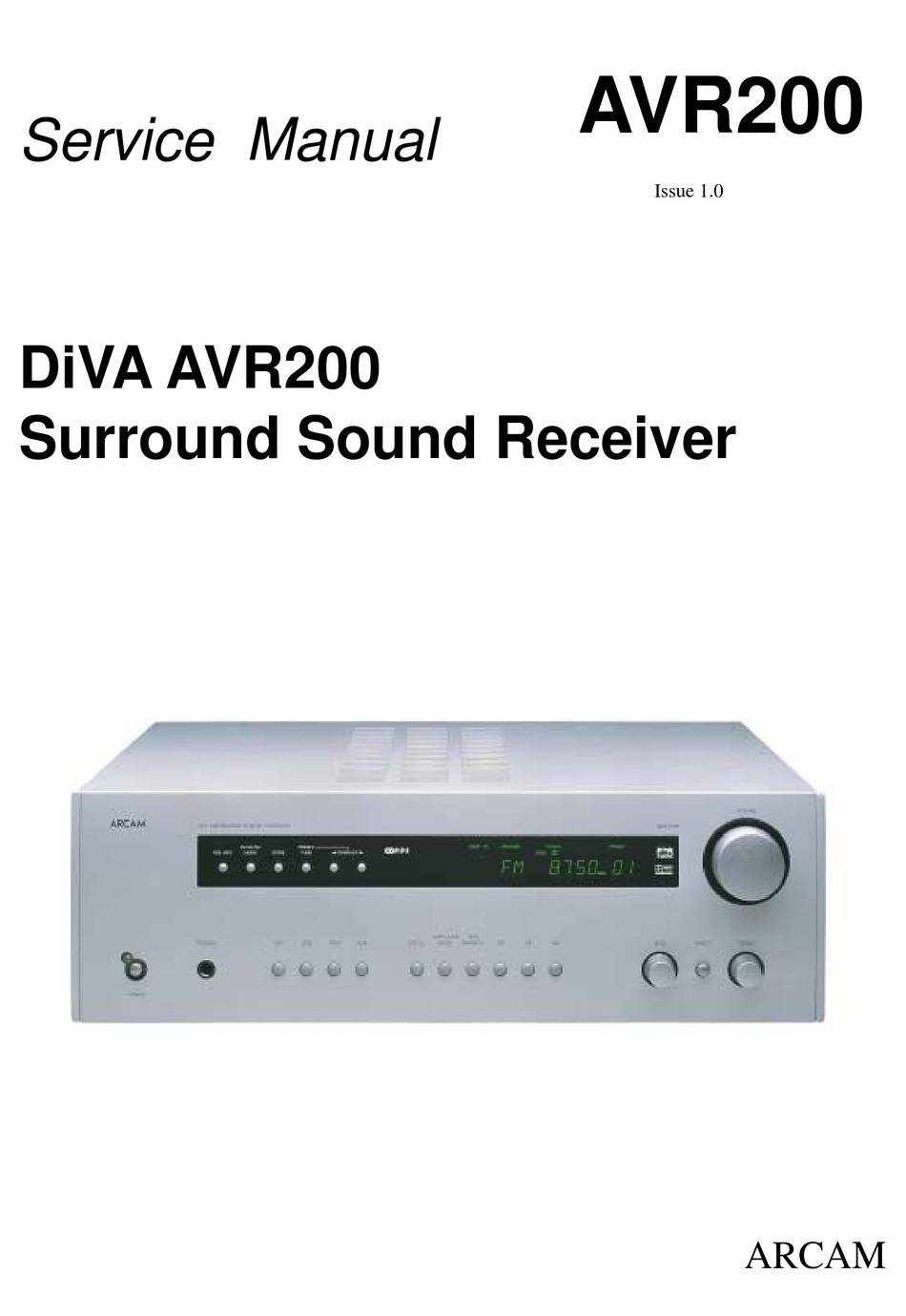 Arcam DiVA AVR200