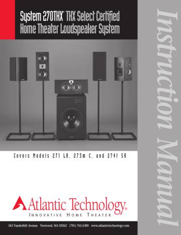 Atlantic Technology Model 272 PBM THX