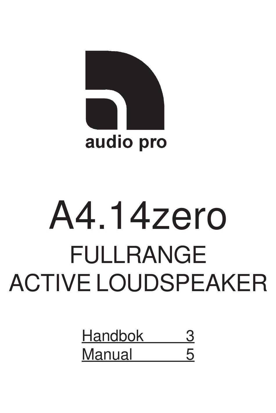 Audio Pro A4-14 (Zero)