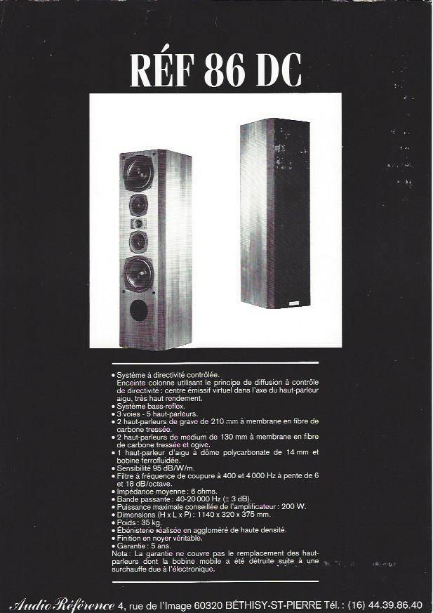 Audio Reference 86 DC