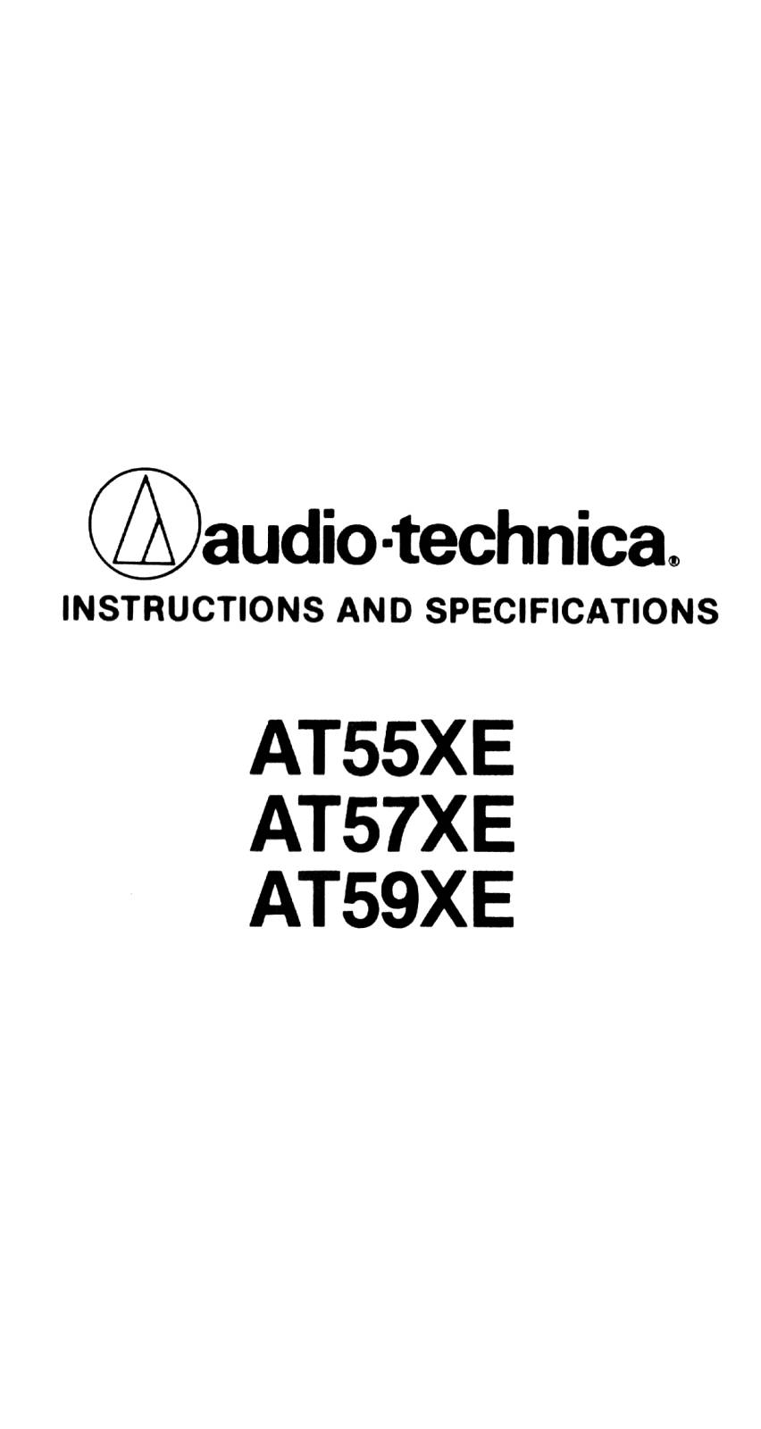 Audio Technica AT59 XE