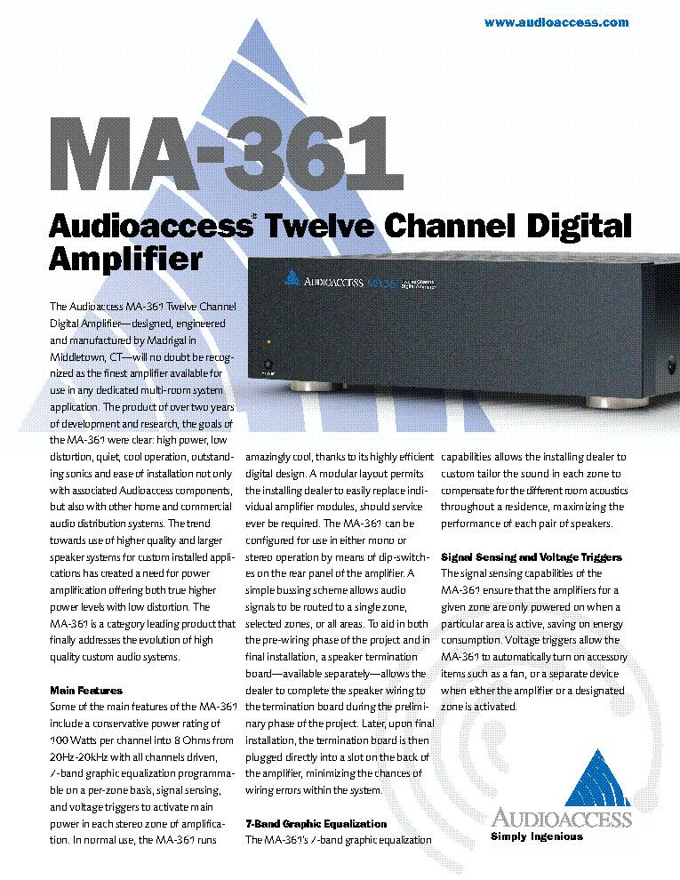 Audioaccess MA-361