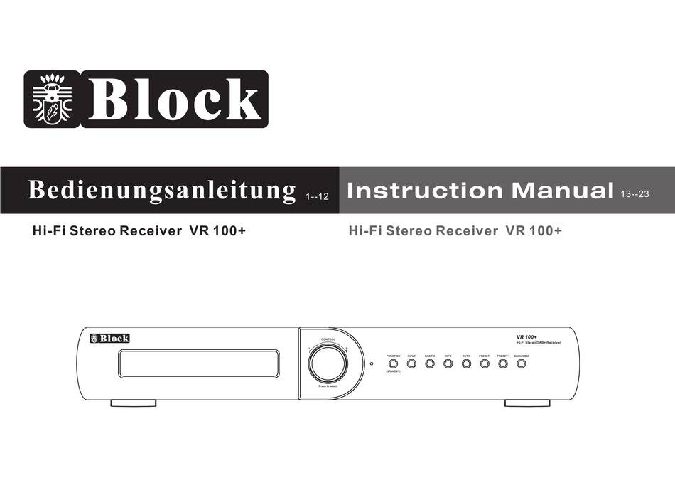 Audioblock VR-100 (Plus)