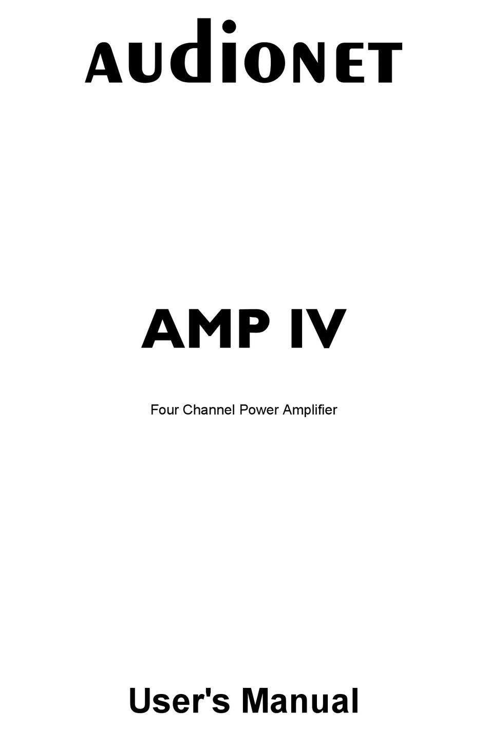 Audionet AMP IV
