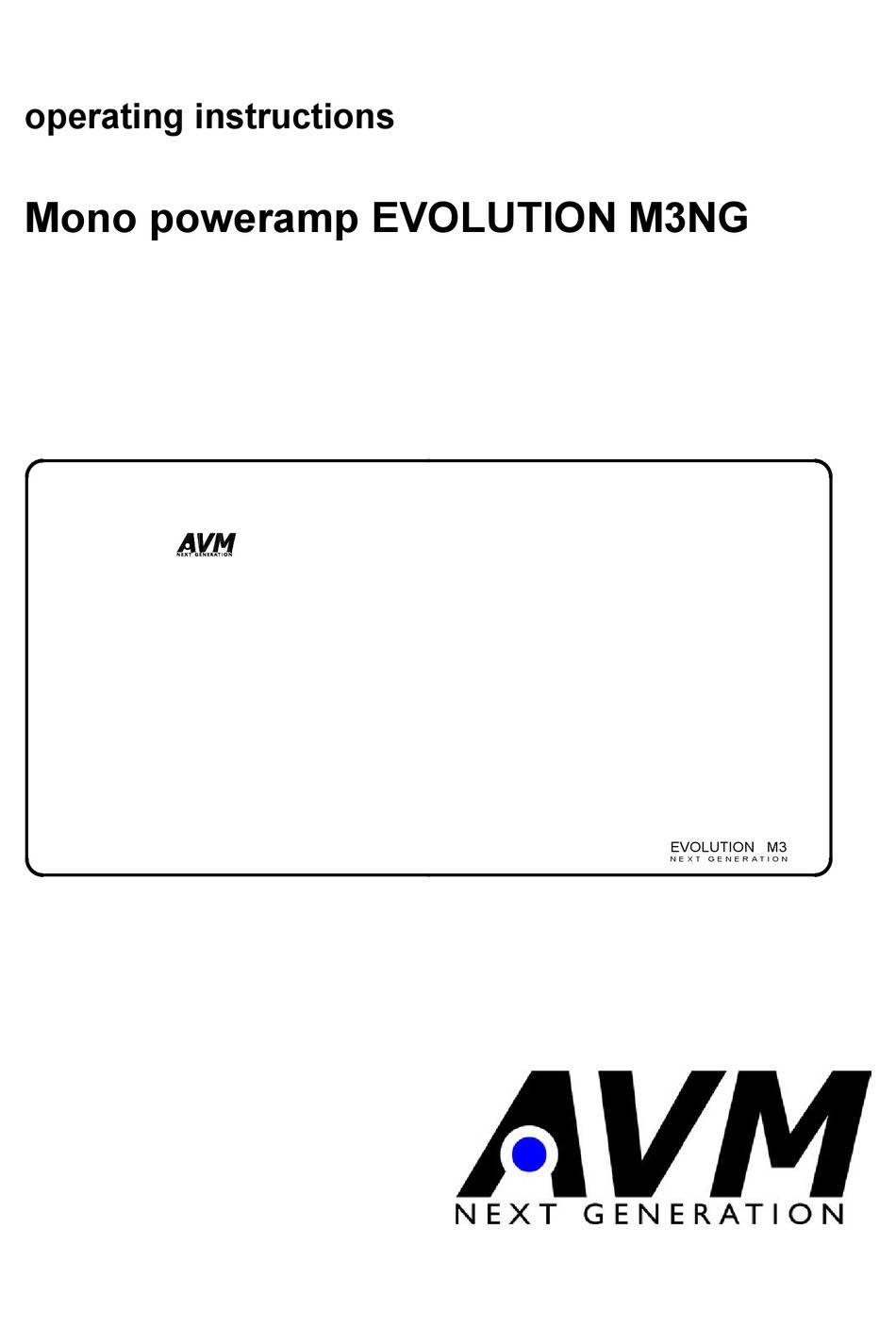 AVM Evolution M3 (NG)