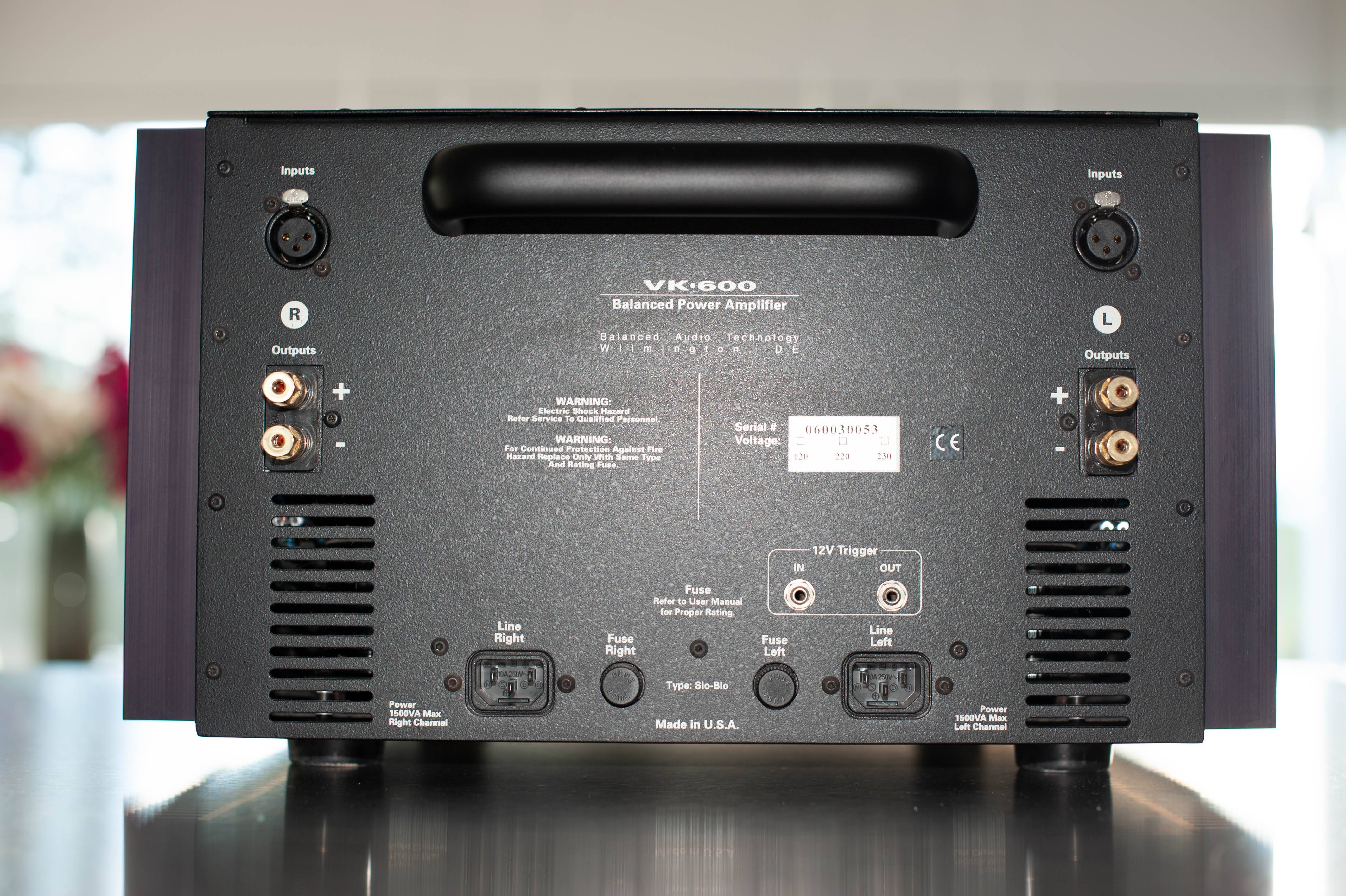 Balanced Audio Technology VK-600