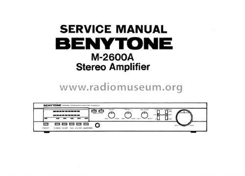 Benytone M-2600A