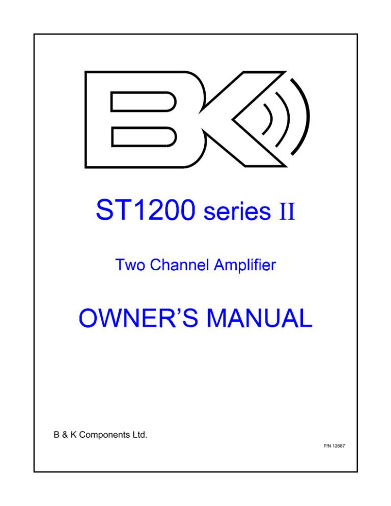 BK Components AV2600