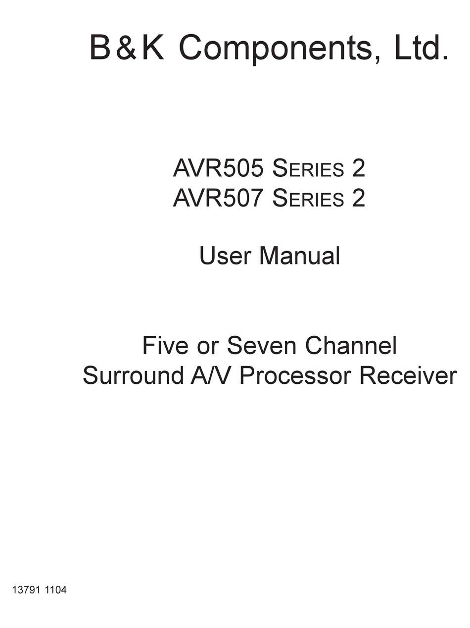 BK Components AVR505 (series 2)