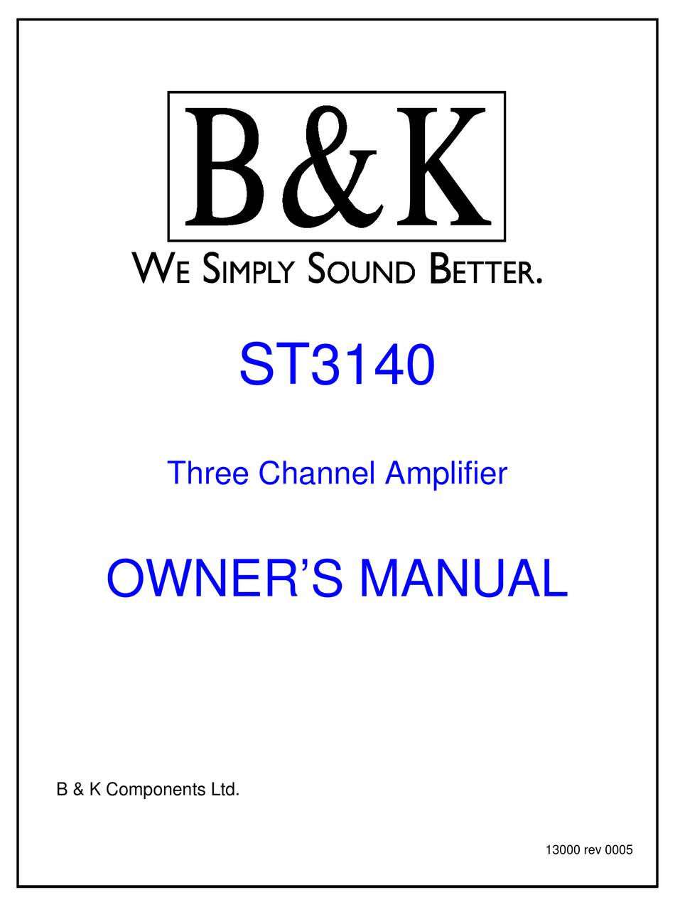 BK Components ST3030 (Series II)