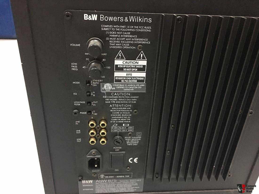 Bowers and Wilkins ASW675