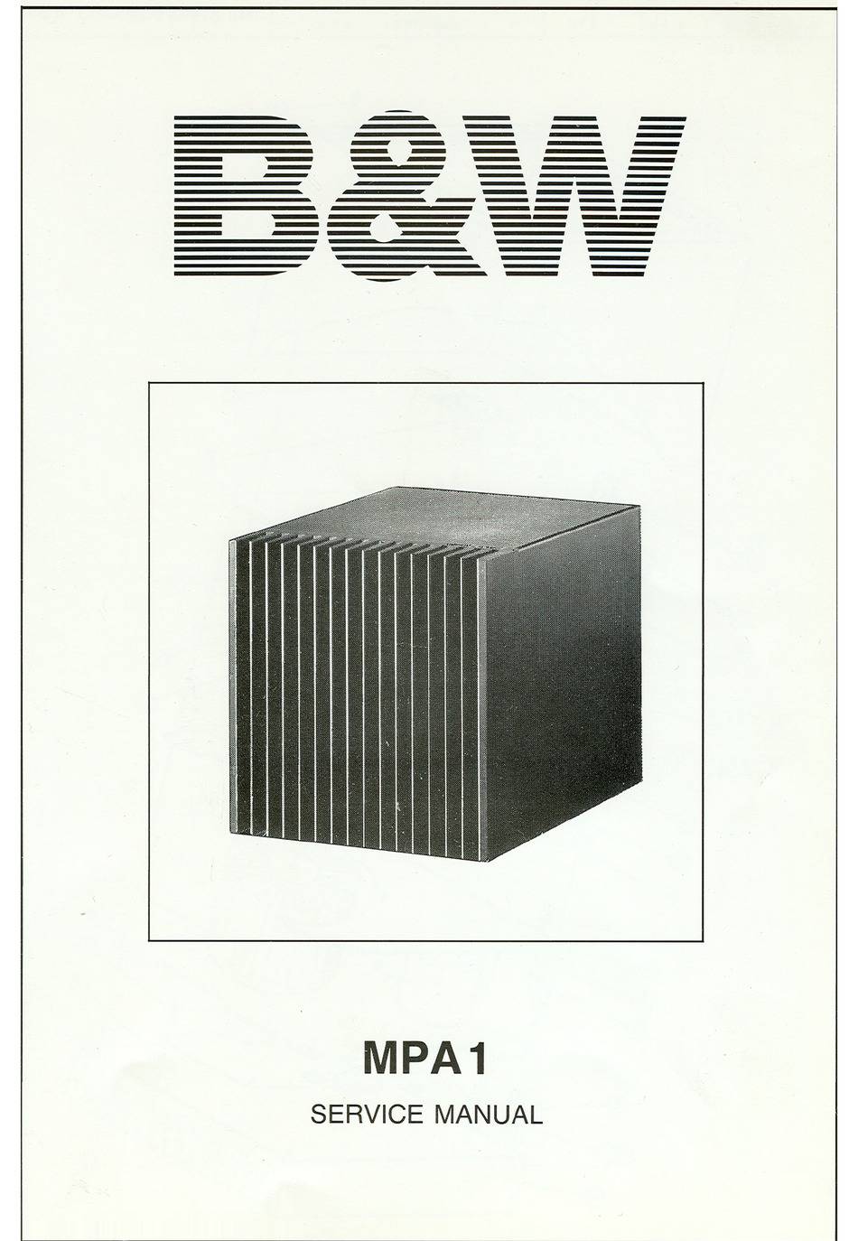Bowers and Wilkins MPA-1