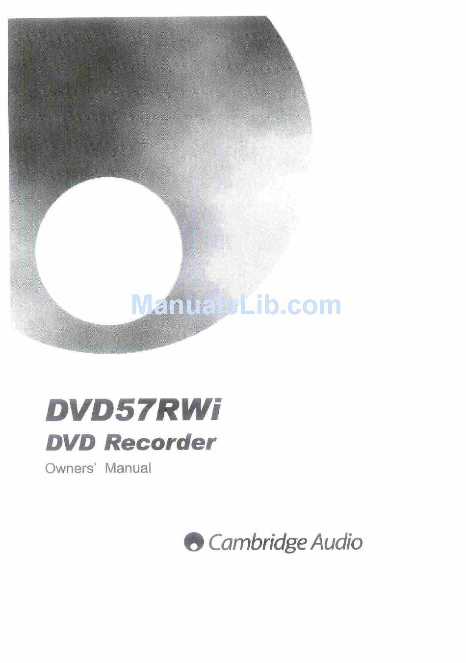 Cambridge Audio DVD57RWi