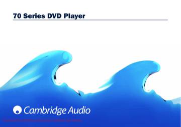 Cambridge Audio DVD77