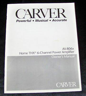 Carver AV-806X