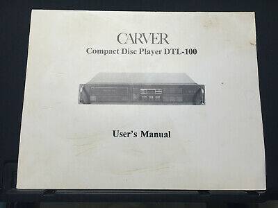 Carver DTL-100
