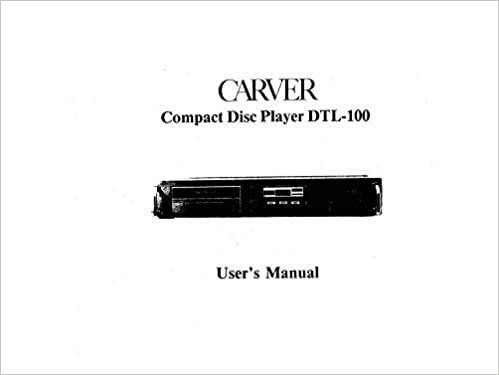 Carver DTL-100