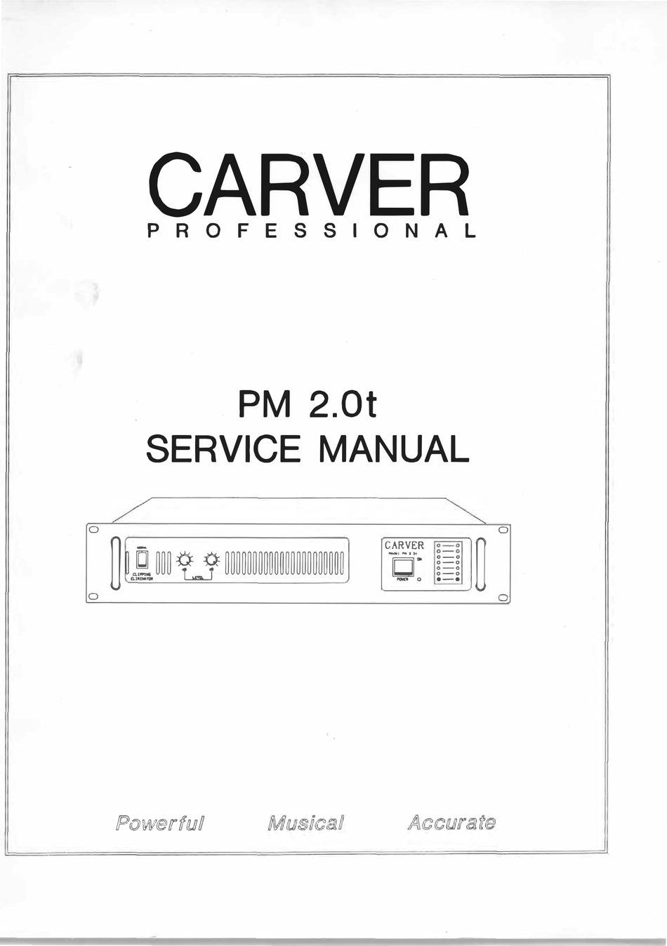 Carver PM-2.0t