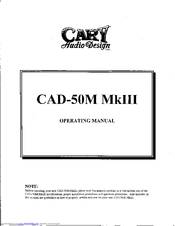 Cary Audio Design CAD-50M (mkII)