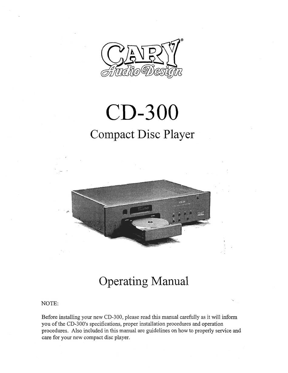 Cary Audio Design CD-300