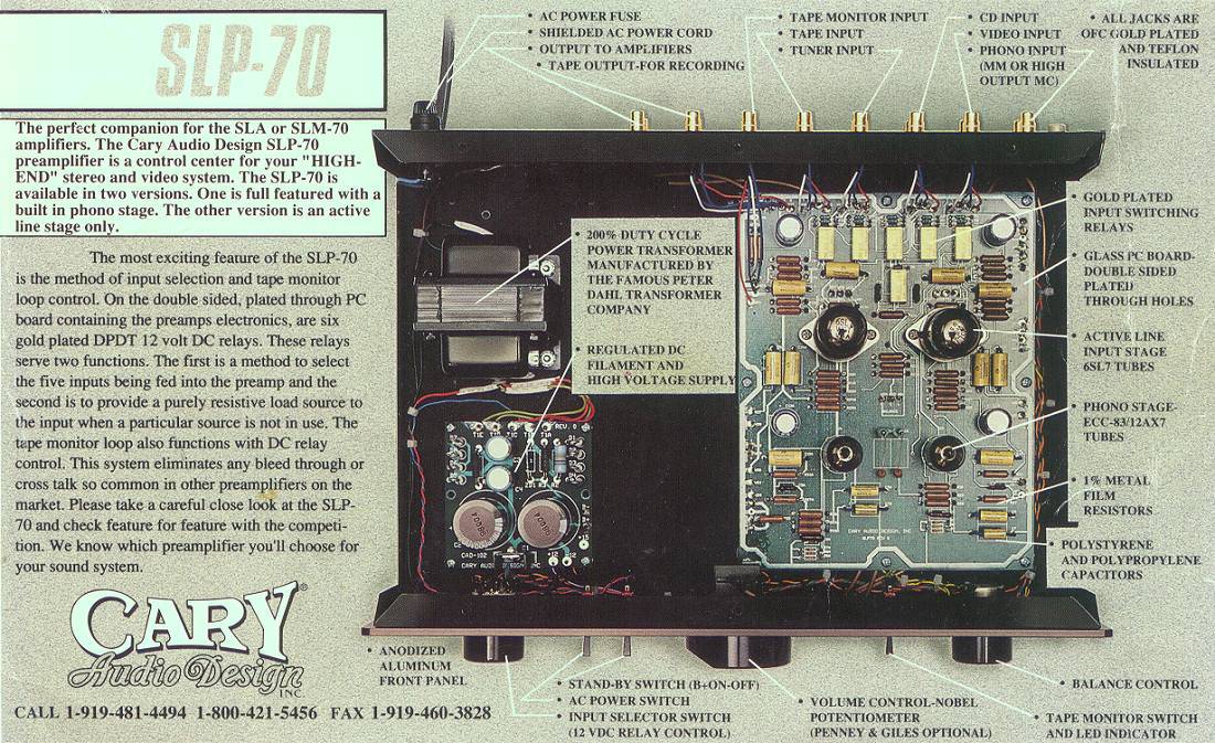 Cary Audio Design SLP-70