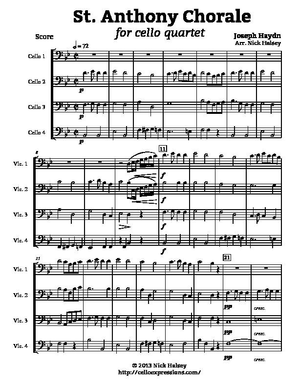 Cello Chorale