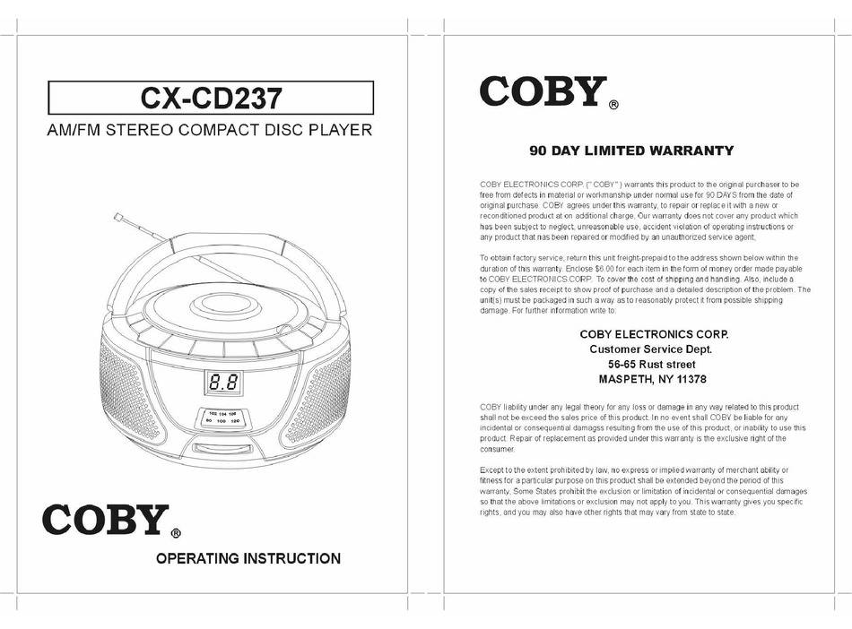 Coby CX-CD237