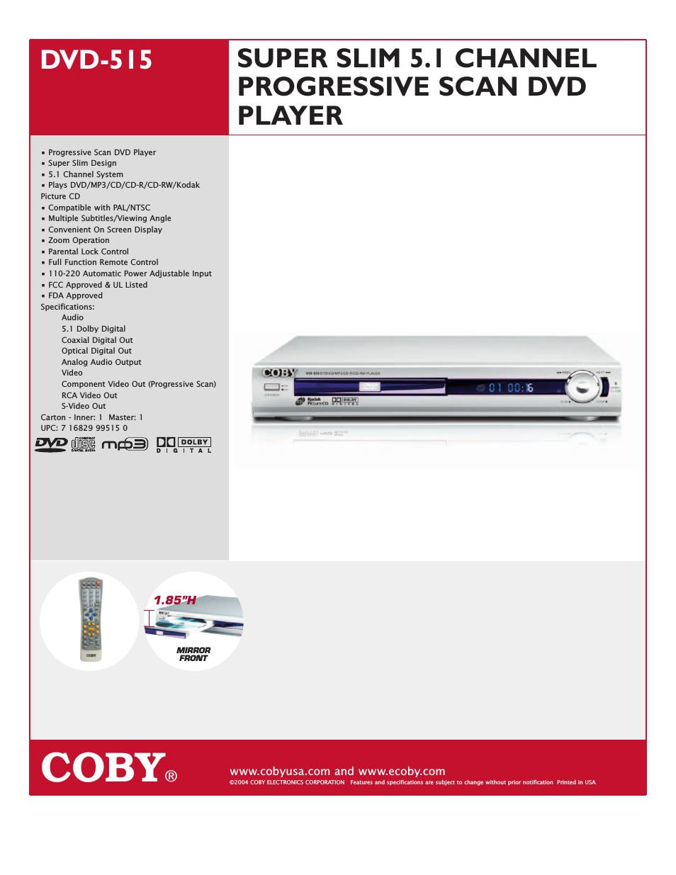 Coby DVD-515