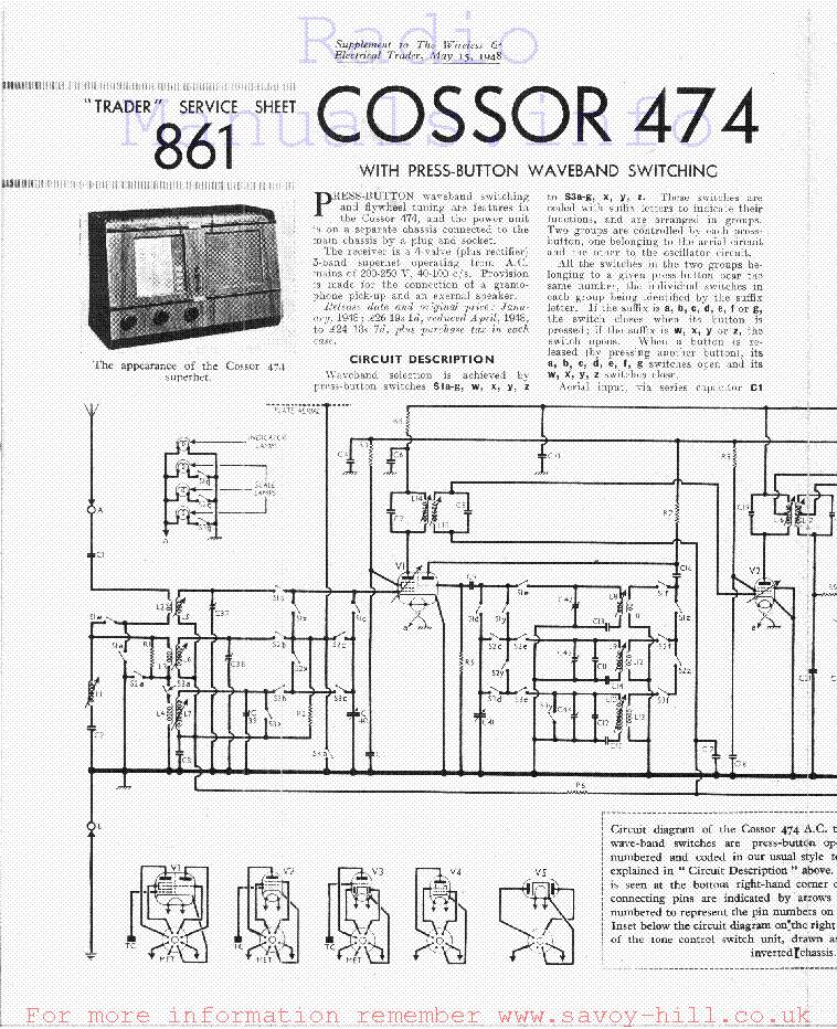 Cossor model 474.AC