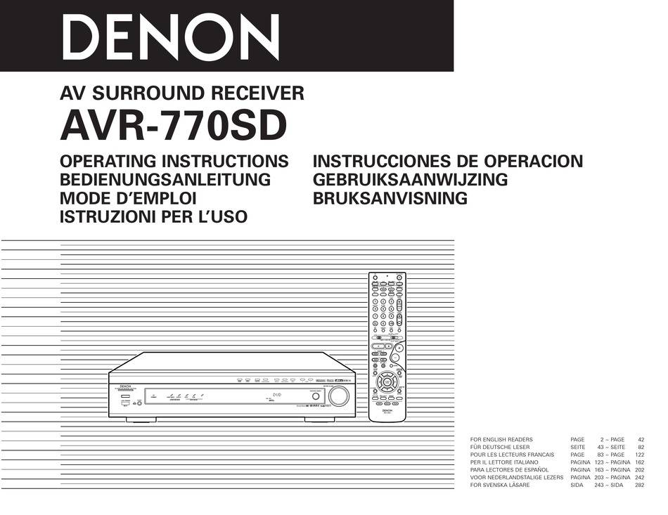Denon AVR-770SD