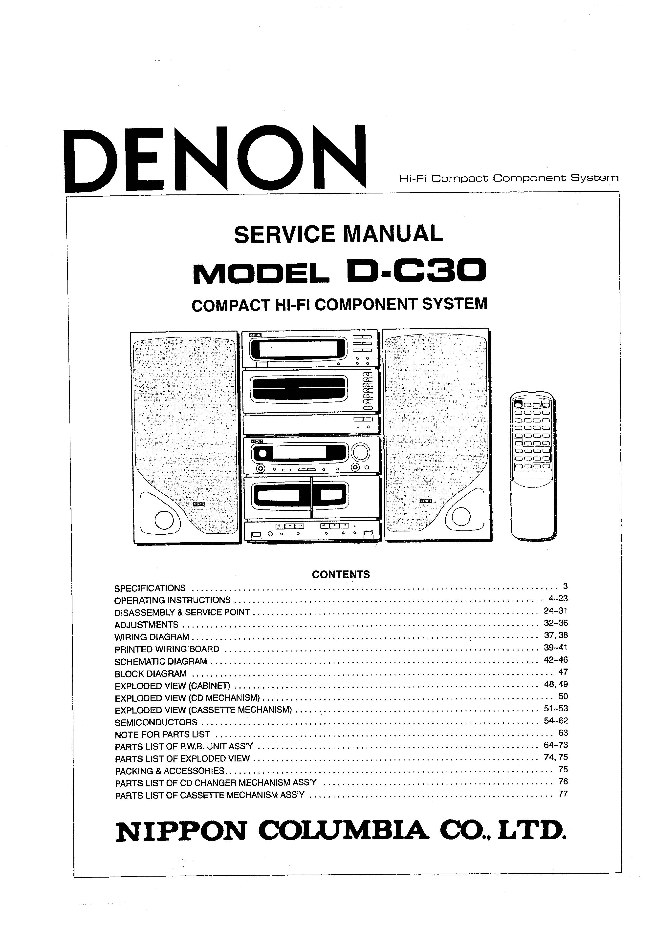 Denon D-C30