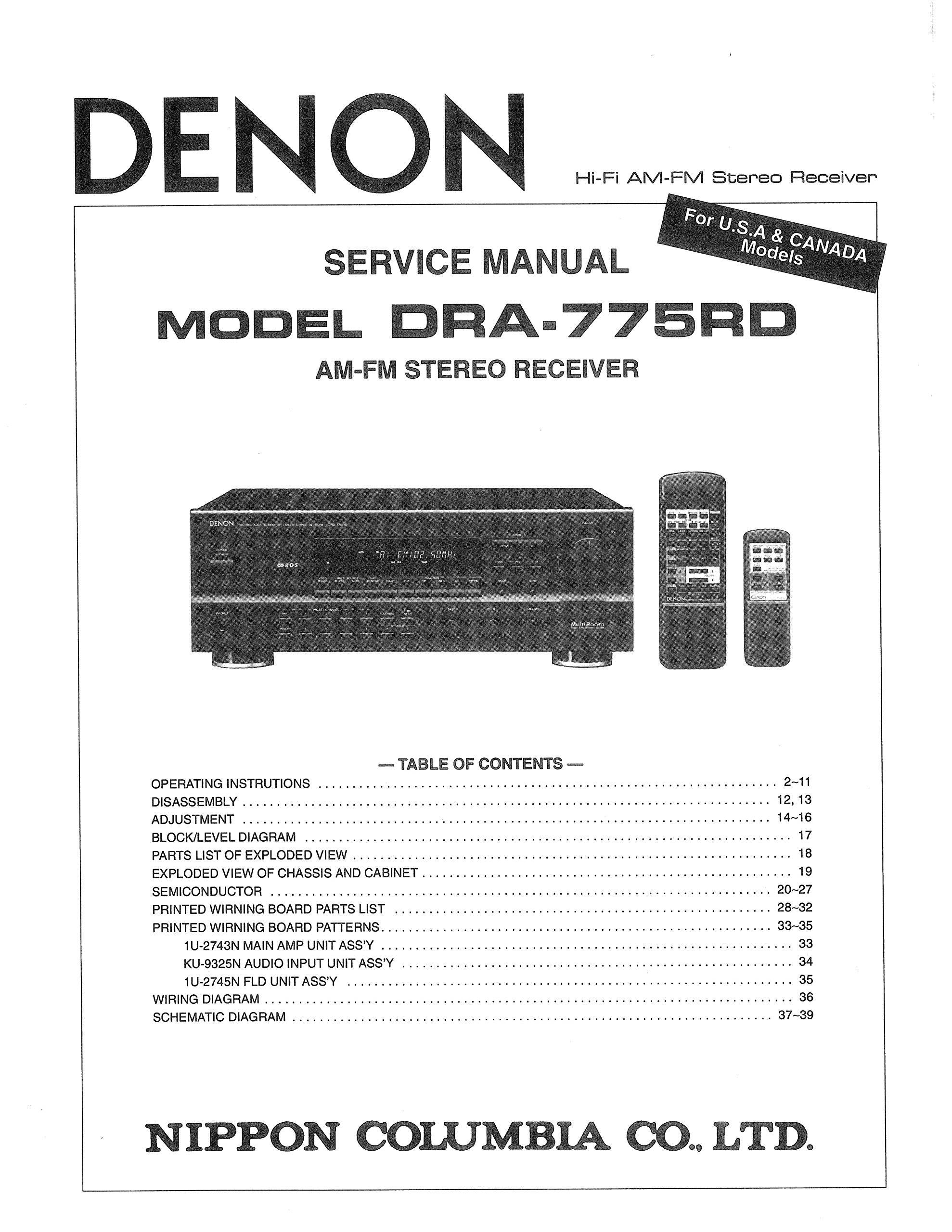 Denon DRA-775RD