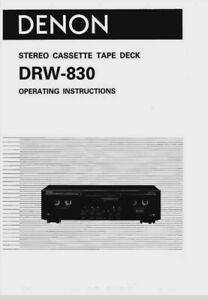 Denon DRW-830
