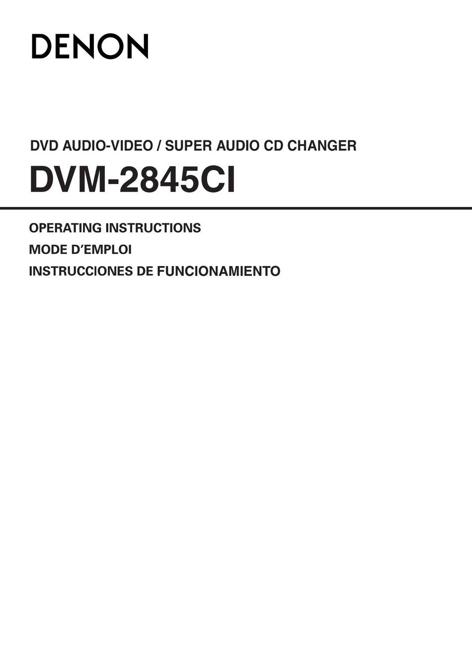 Denon DVM-2845 (2845CI)